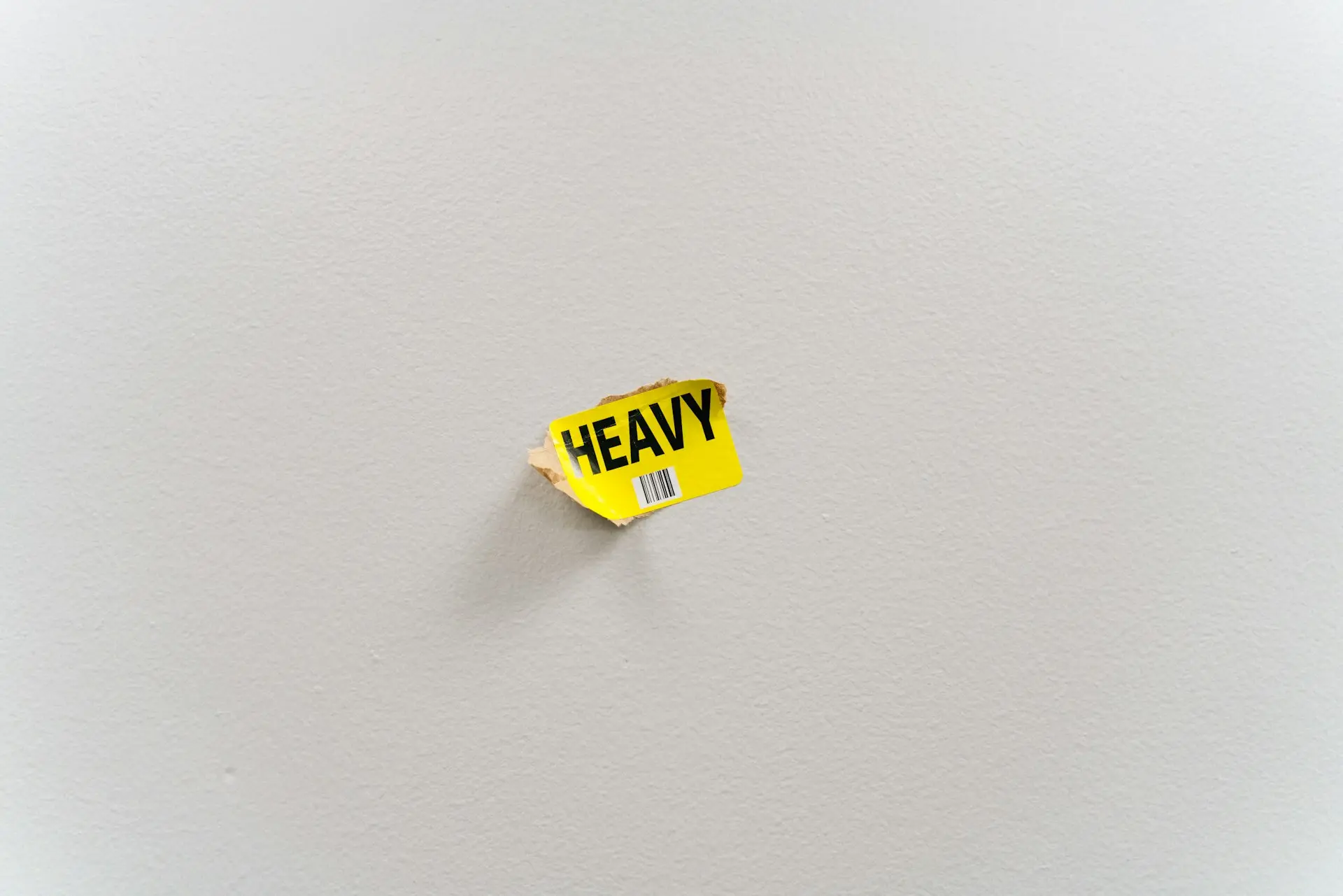 Heavy sticker